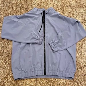 NWOT Blue Grey Summersalt Windbreaker, Size LARGE